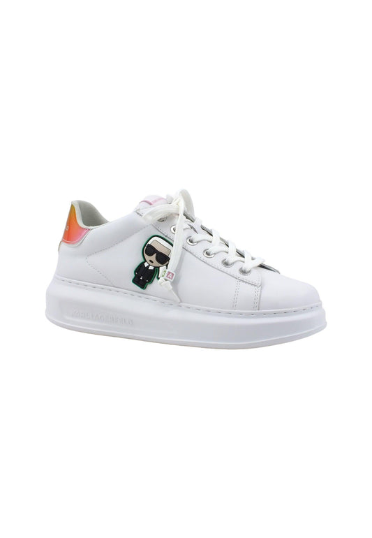 KARL LAGERFELD Kapri Sneaker Donna White Pink KL62530G - Sandrini Calzature e Abbigliamento