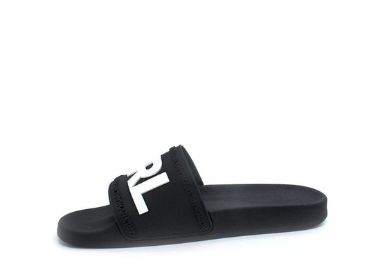KARL LAGERFELD Kondo Ciabatta Logo Black Nero KL70004 - Sandrini Calzature e Abbigliamento