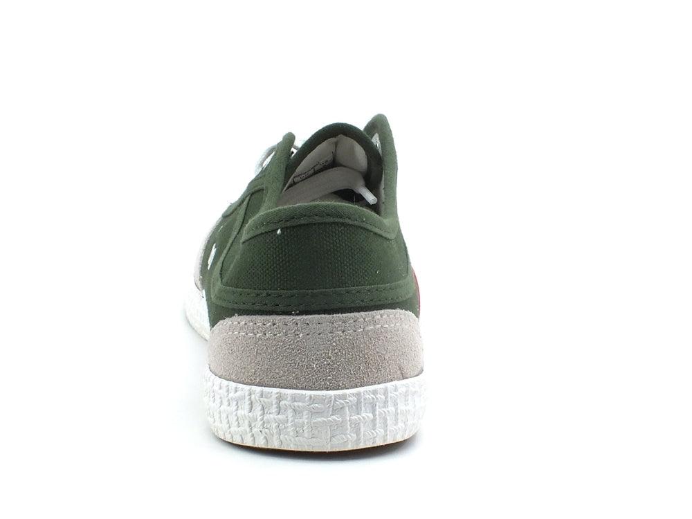 KAWASAKI Retro Canvas Shoe Sneaker Uomo Black Forest K192496 - Sandrini Calzature e Abbigliamento