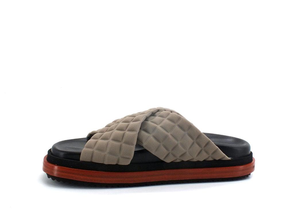 L4K3 Ciabatta Portofino Slipper Beige Marrone F23-POR - Sandrini Calzature e Abbigliamento