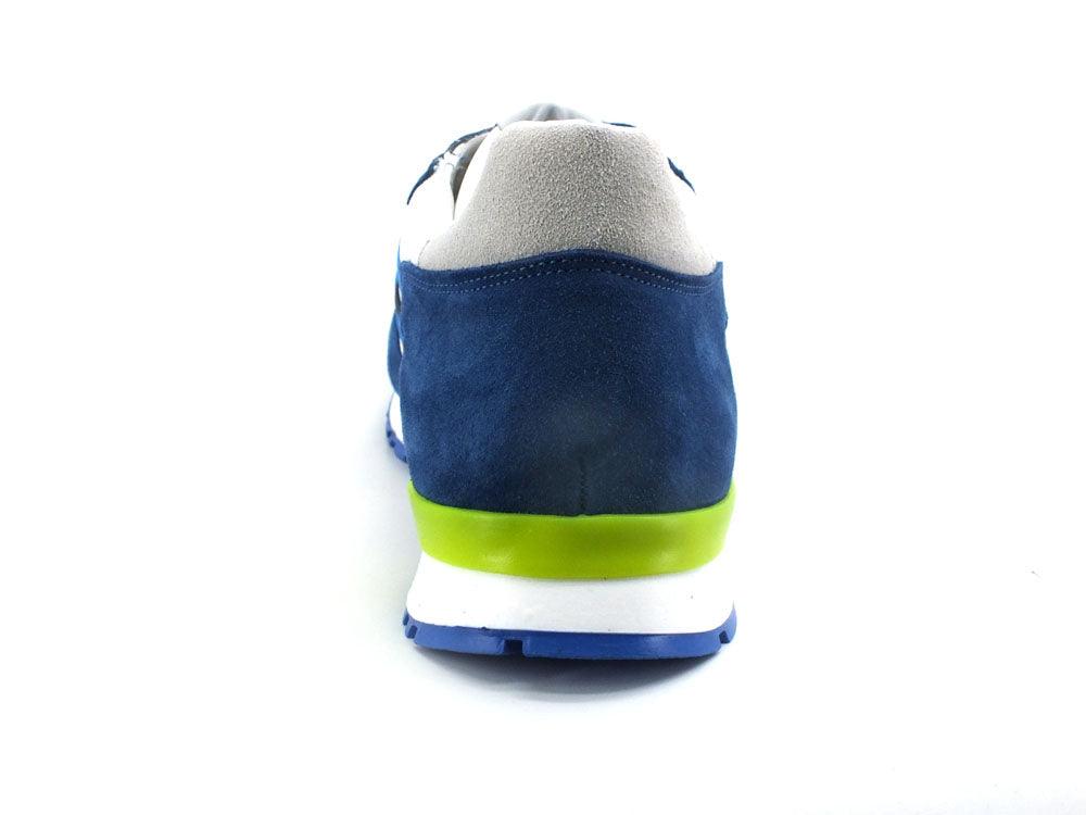L4K3 Mr. Big Old School Sneaker Fluo Bianco Blu F50-OLD - Sandrini Calzature e Abbigliamento