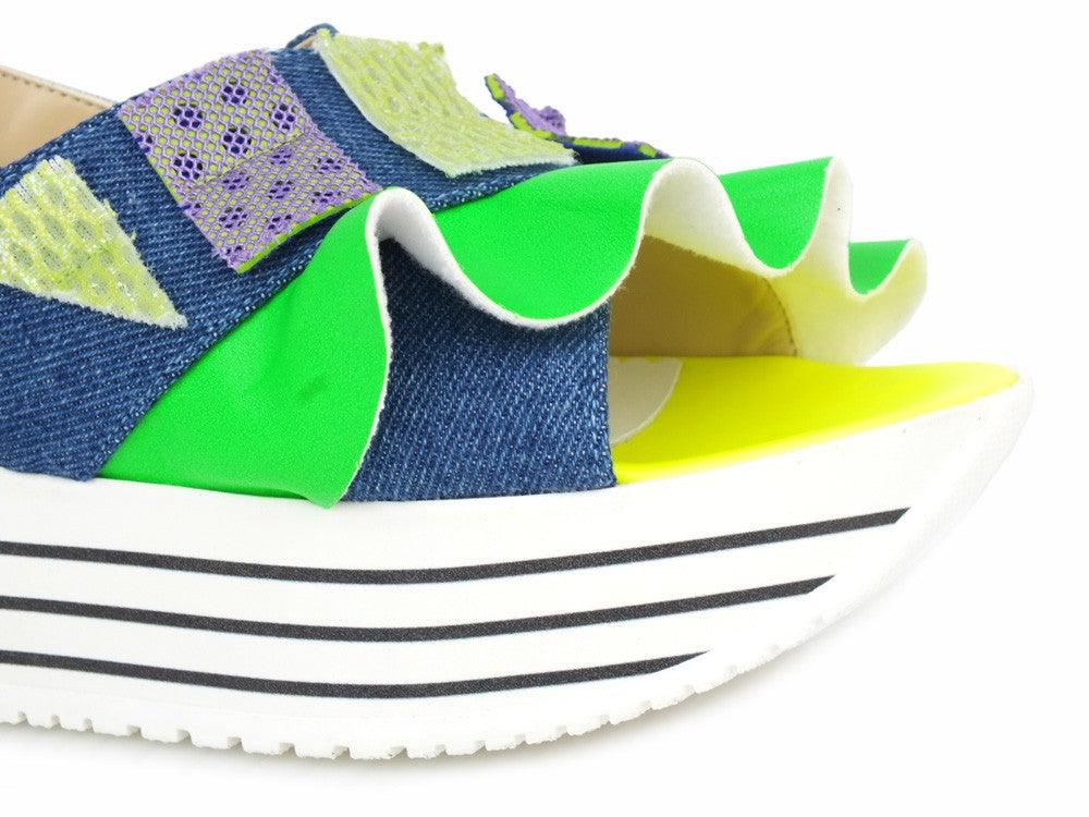 L4K3 Sandal Japan Green 66 SAB - Sandrini Calzature e Abbigliamento