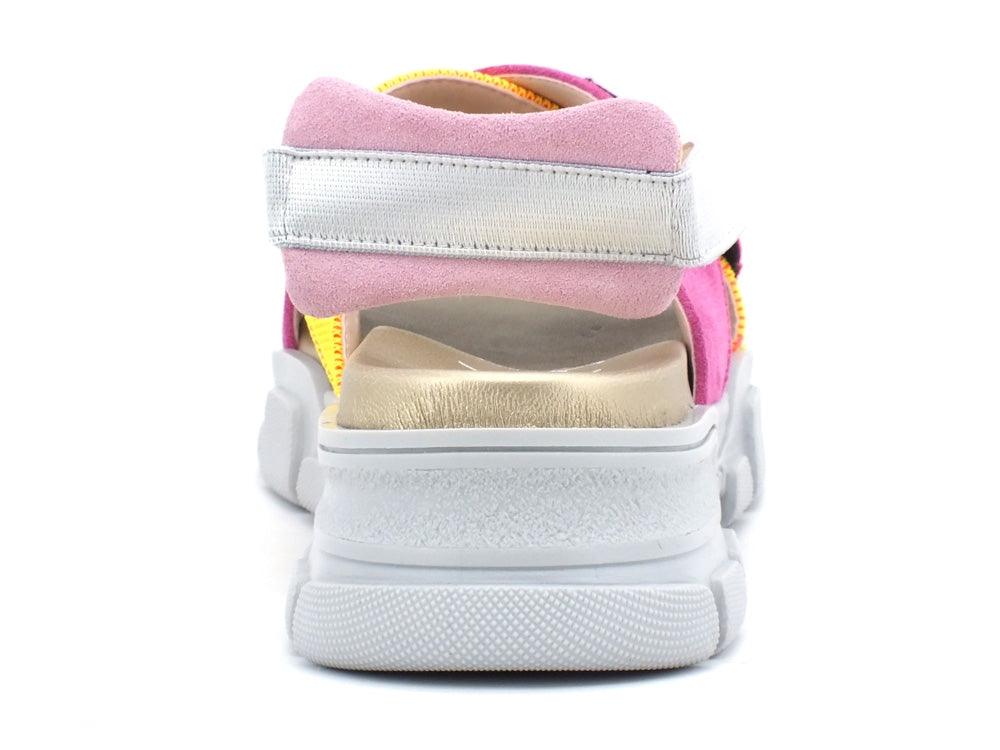 L4K3 Sandal Patch Fuxia B46-SAN - Sandrini Calzature e Abbigliamento