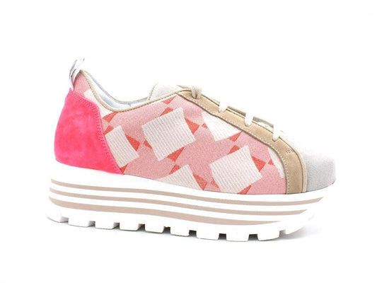 LAKE Bowling Pitagora Sneaker Running Platform Pink D25-BOW - Sandrini Calzature e Abbigliamento