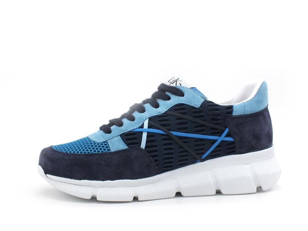 LAKE Mr. Big Golden Sneaker Running Uomo Golden Blue D158-GOL - Sandrini Calzature e Abbigliamento