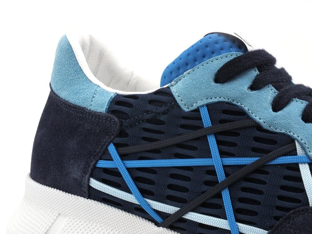 LAKE Mr. Big Golden Sneaker Running Uomo Golden Blue D158-GOL - Sandrini Calzature e Abbigliamento
