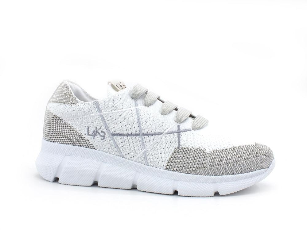 LAKE Mr. Big Hi Tech Sneaker Elastic White D73-HIT - Sandrini Calzature e Abbigliamento