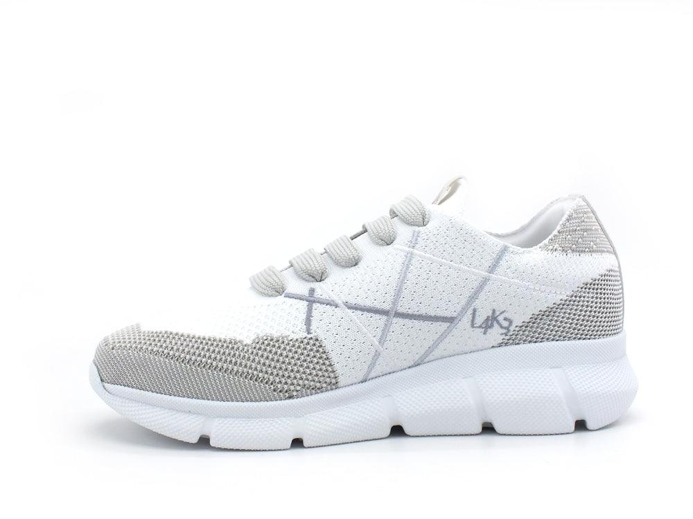 LAKE Mr. Big Hi Tech Sneaker Elastic White D73-HIT - Sandrini Calzature e Abbigliamento
