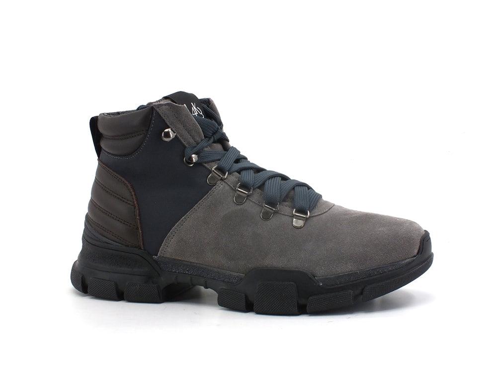 LAKE Pedula Stivaletto Suede Grey E61-PED - Sandrini Calzature e Abbigliamento