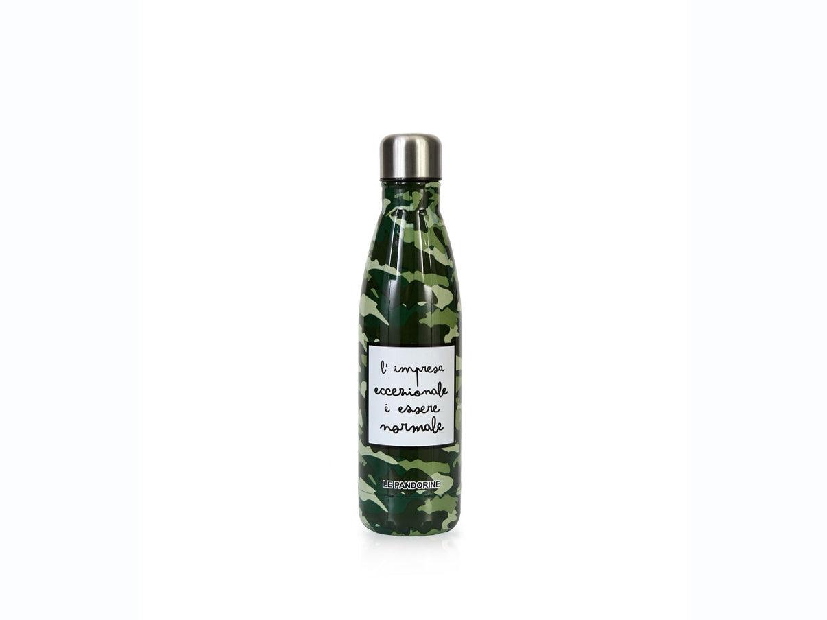 LE PANDORINE MOTB Borraccia Termica Acciaio Camouflage PE21DBV02817-02 - Sandrini Calzature e Abbigliamento