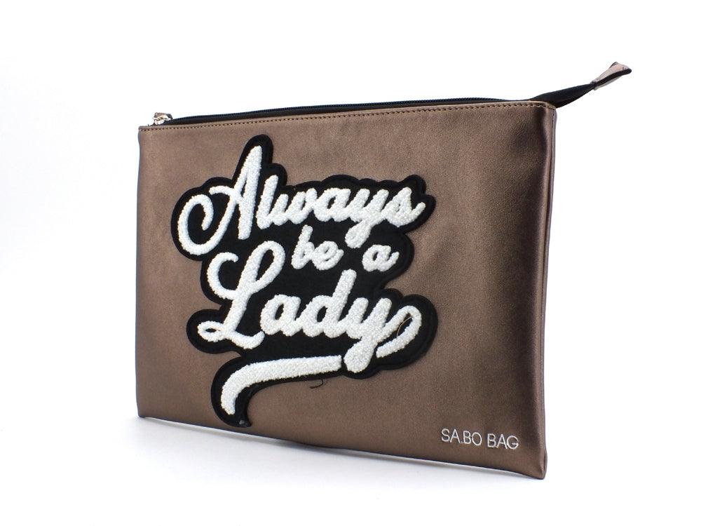 LE PANDORINE Sabo Pochette Lady Pochette Borsa Bronze AI20DAR02607-08 - Sandrini Calzature e Abbigliamento