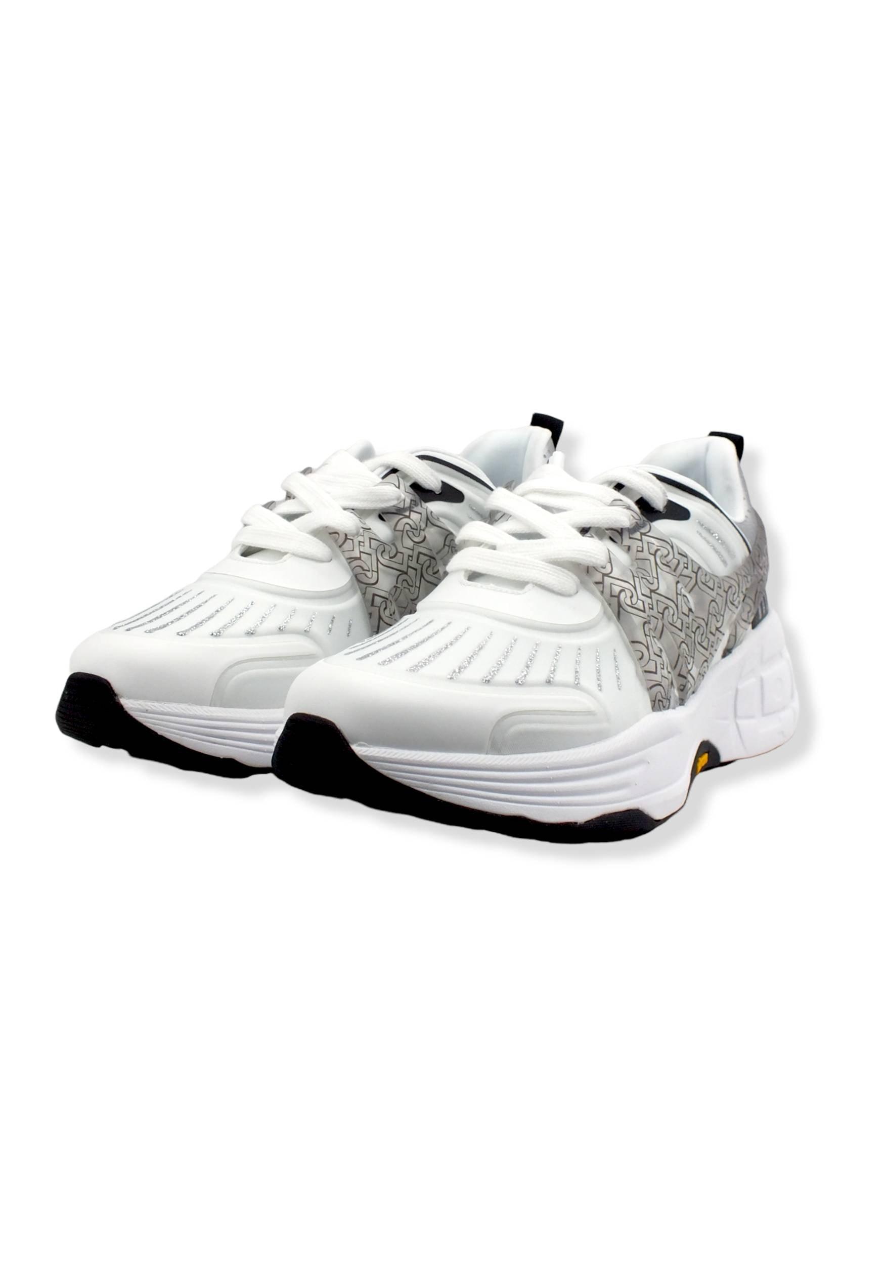 LIU JO 12:12 01 Sneaker Donna White BF2085TX259 - Sandrini Calzature e Abbigliamento