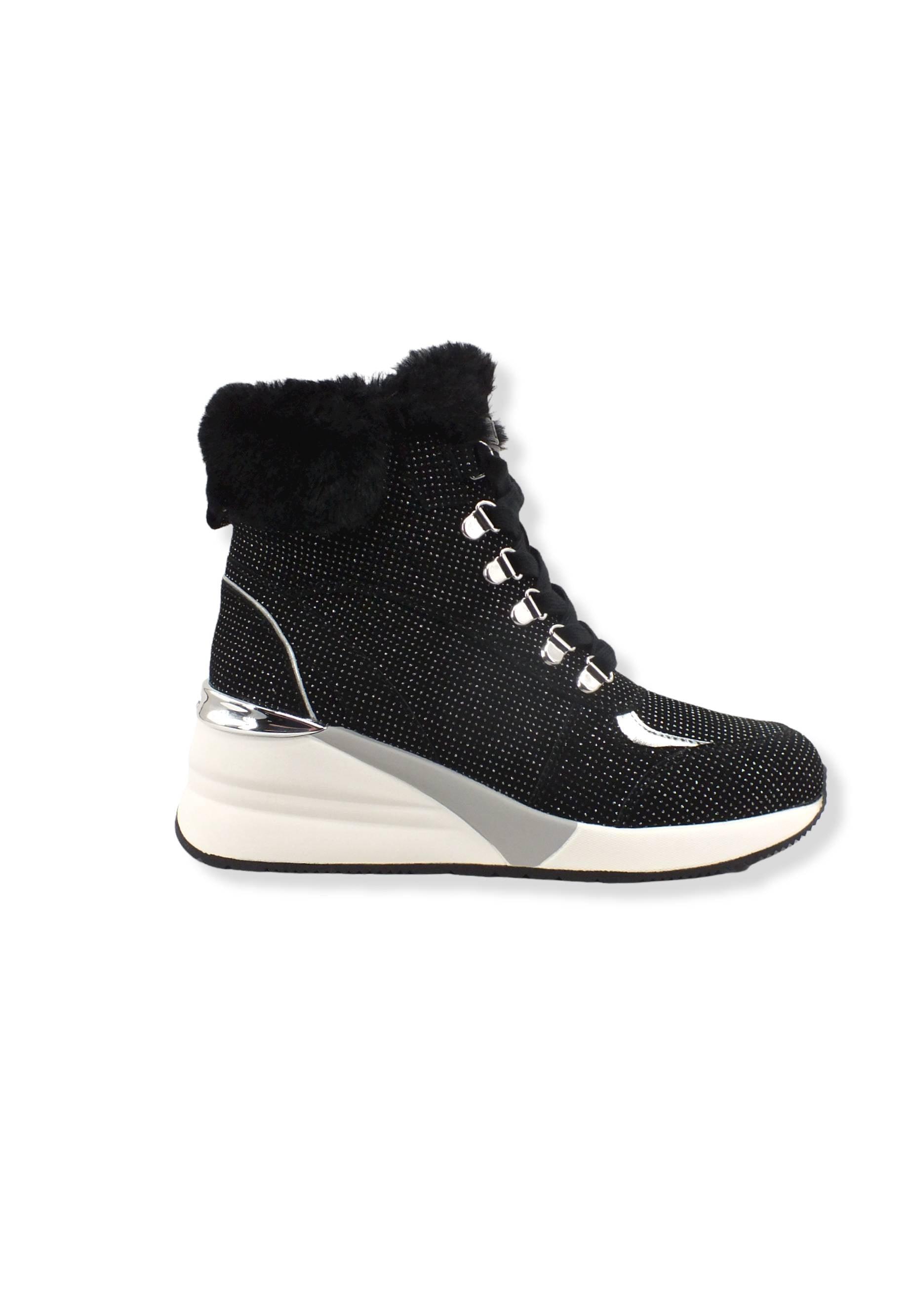 LIU JO Alyssa 05 Sneaker Zeppa Donna Black BF2031PX164 - Sandrini Calzature e Abbigliamento