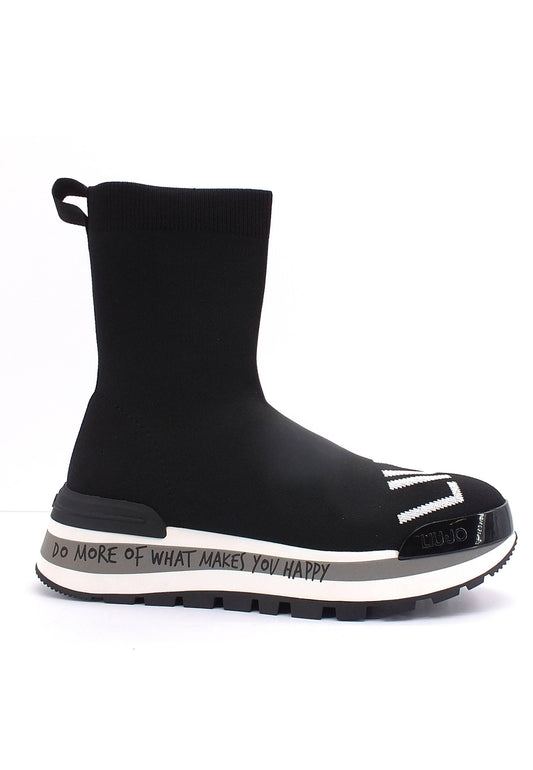 LIU JO Amazing 09 Sneaker Sock Donna Black BF2135TX234 - Sandrini Calzature e Abbigliamento