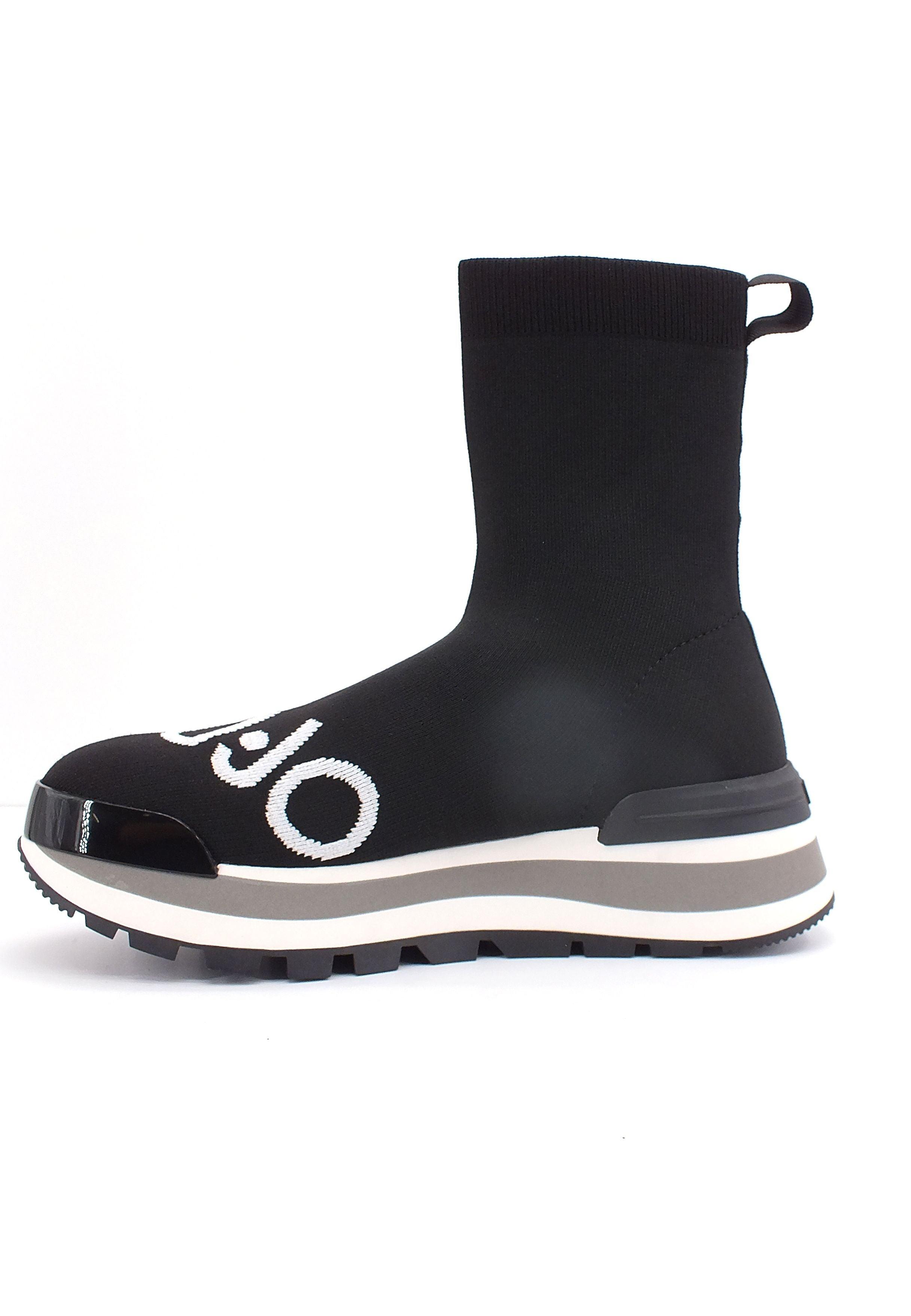 LIU JO Amazing 09 Sneaker Sock Donna Black BF2135TX234 - Sandrini Calzature e Abbigliamento