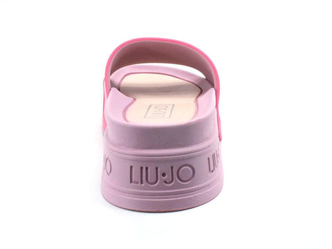 LIU JO Cecy 08 Ciabatta Slipper TPU Platform Rosa Lilla Pink SA2287EX131 - Sandrini Calzature e Abbigliamento