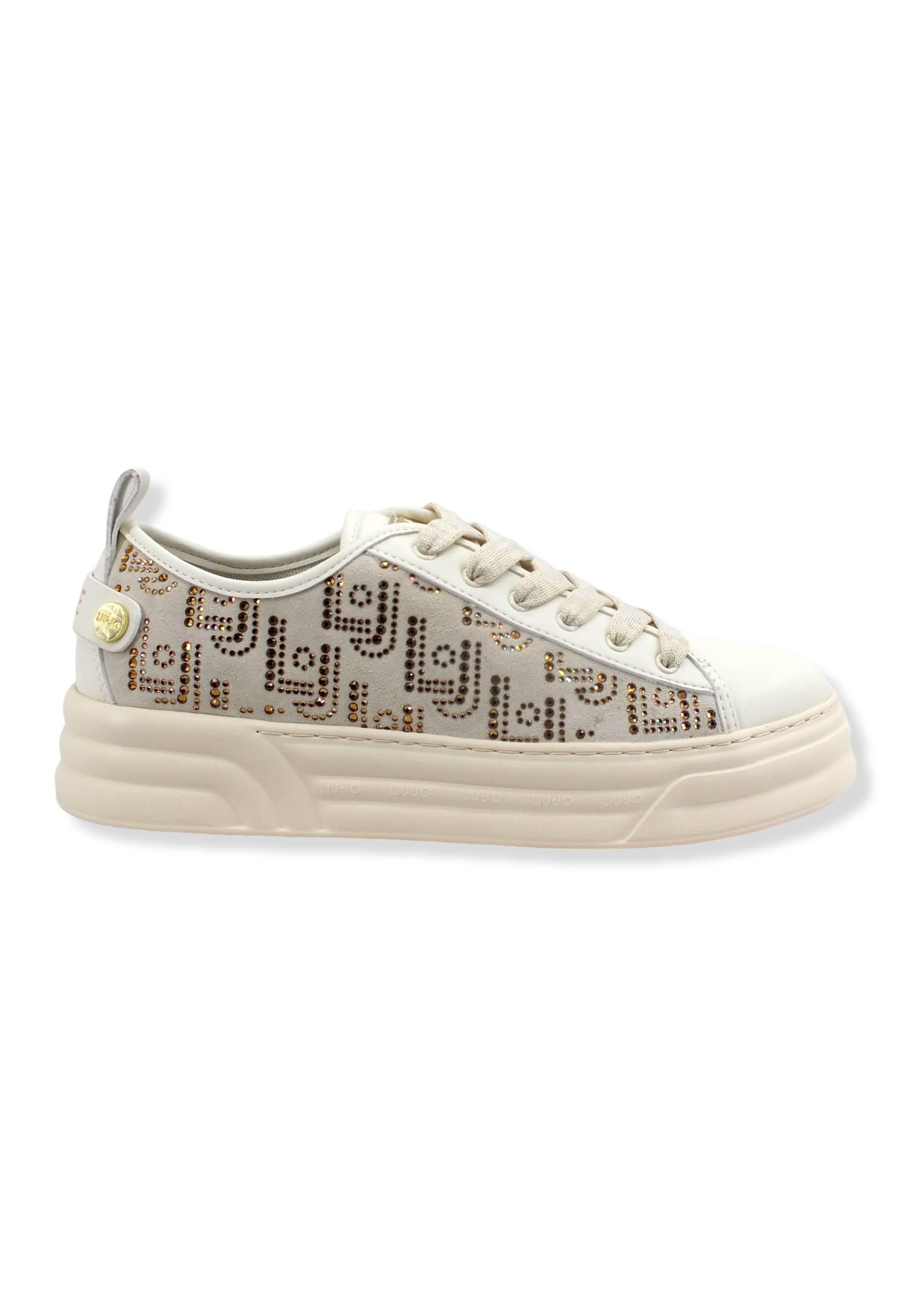 LIU JO Cleo-01 Sneaker Donna Rosa Conchiglia BF2069PX104 - Sandrini Calzature e Abbigliamento
