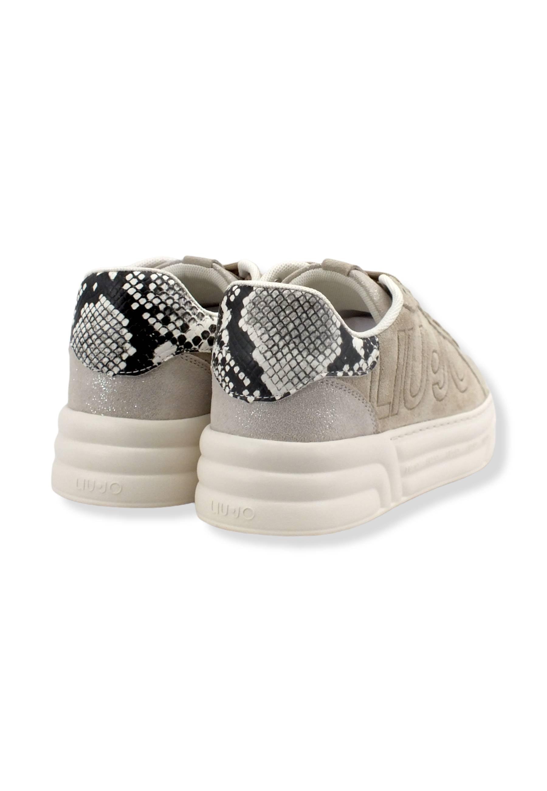 LIU JO Cleo 09 Sneaker Donna Beige Daino BF2075PX002 - Sandrini Calzature e Abbigliamento