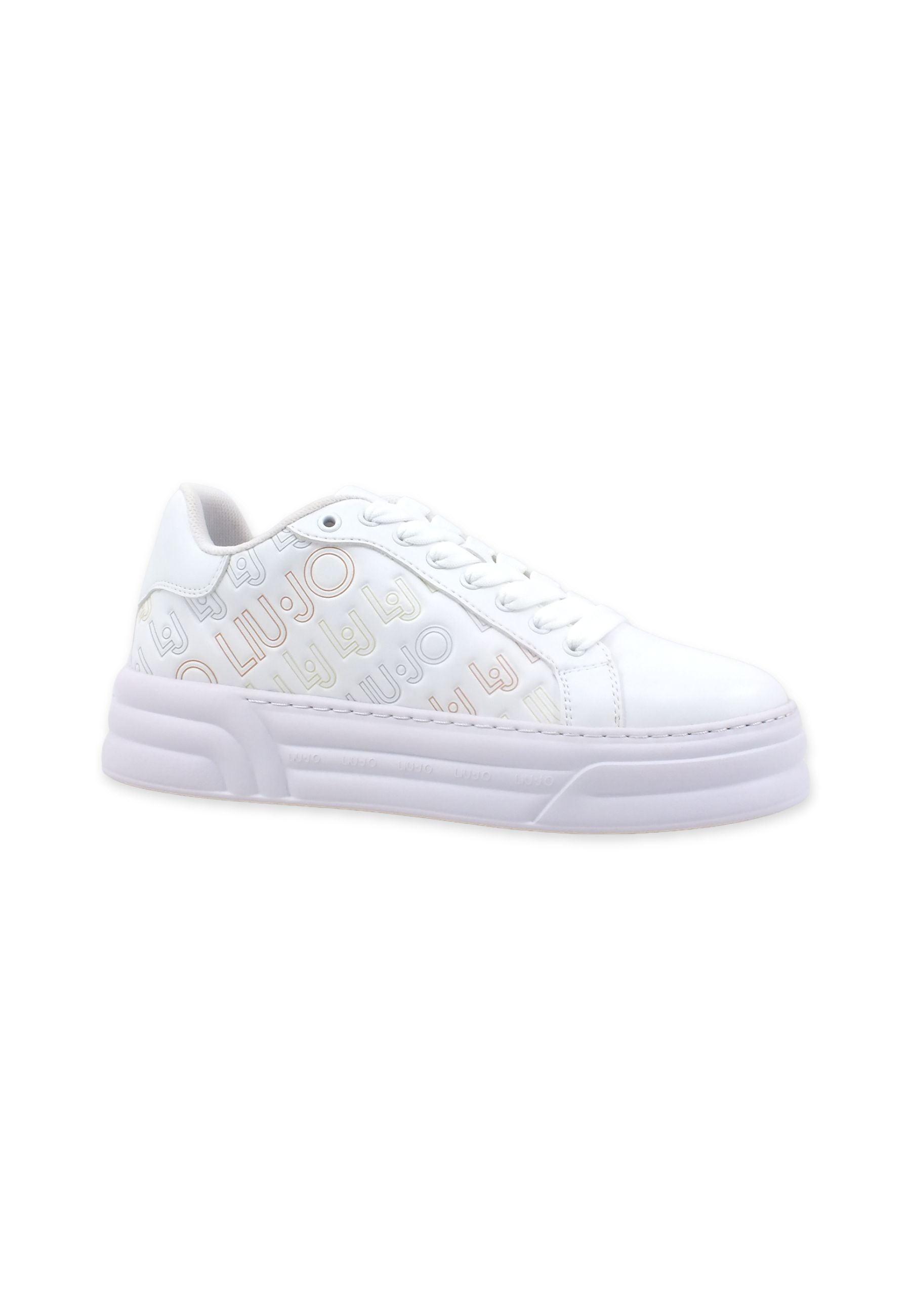 LIU JO Cleo 12 Sneaker Donna White BA3001EX014 - Sandrini Calzature e Abbigliamento