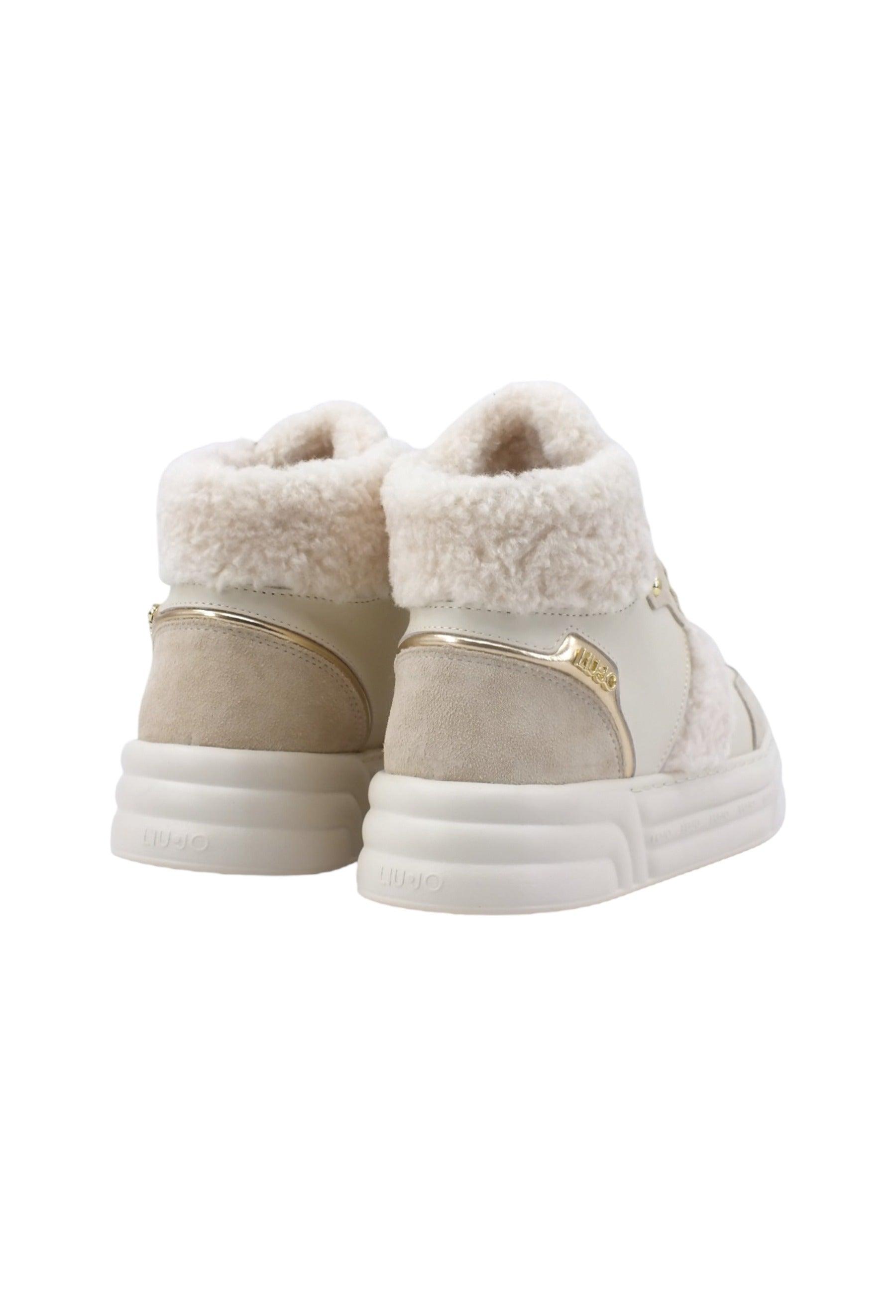 LIU JO Cleo 22 Sneaker Pelo Donna Sand Beige BF3033PX389 - Sandrini Calzature e Abbigliamento