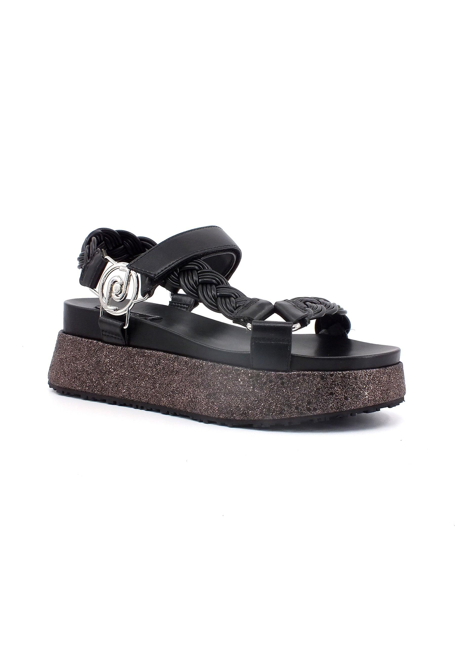 LIU JO Frida 20 Sandalo Donna Black SA3021EX014 - Sandrini Calzature e Abbigliamento