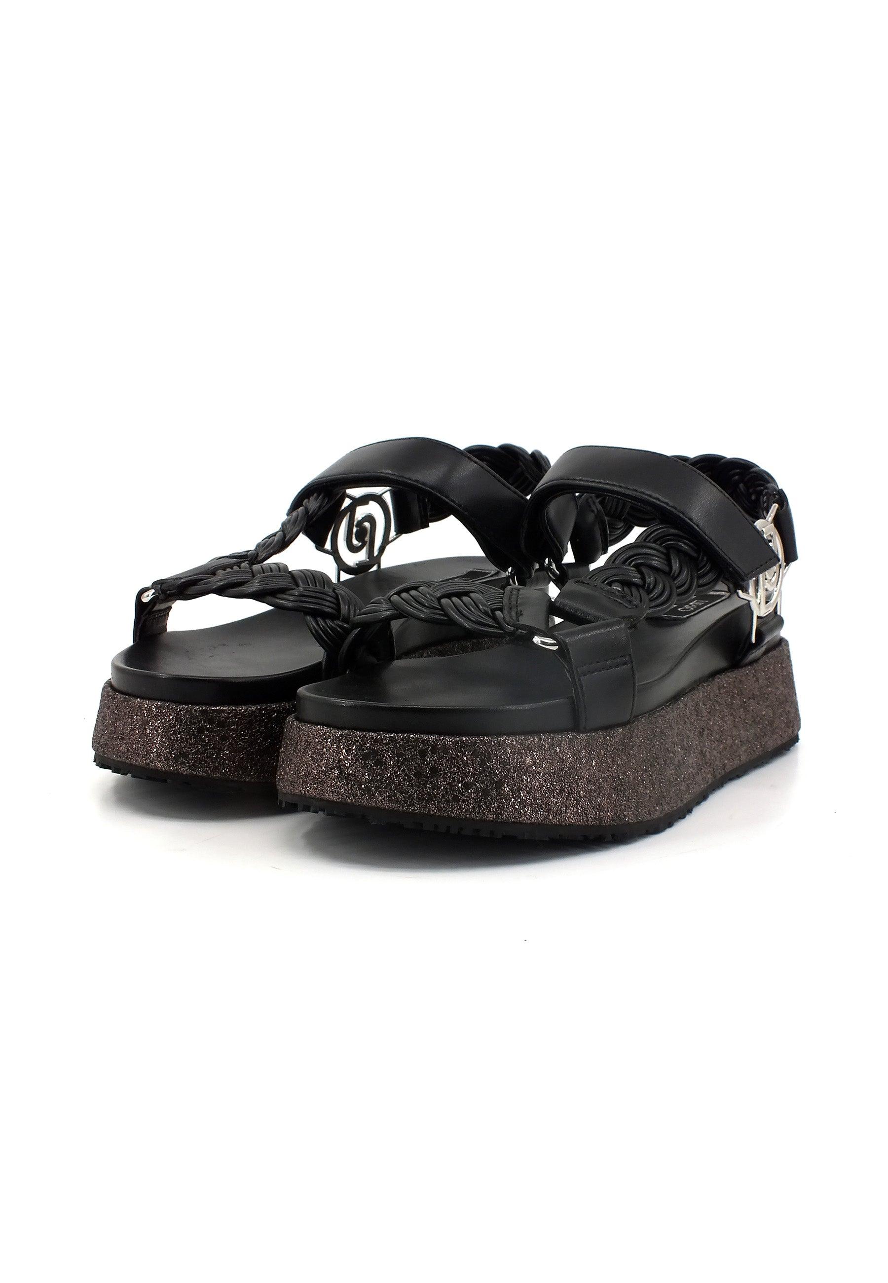 LIU JO Frida 20 Sandalo Donna Black SA3021EX014 - Sandrini Calzature e Abbigliamento