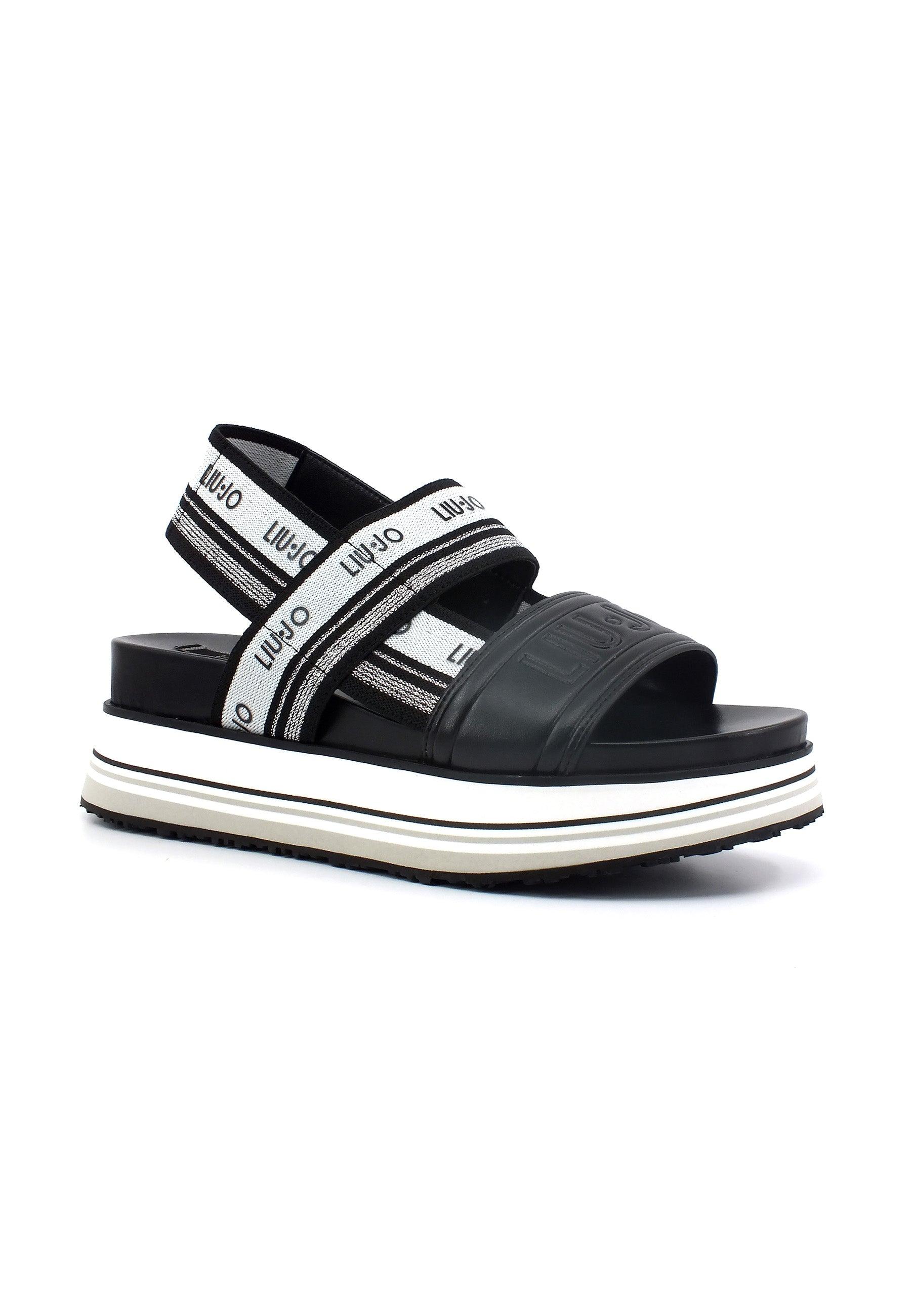 LIU JO Frida 25 Sandalo Donna Black SA3027TX039 - Sandrini Calzature e Abbigliamento