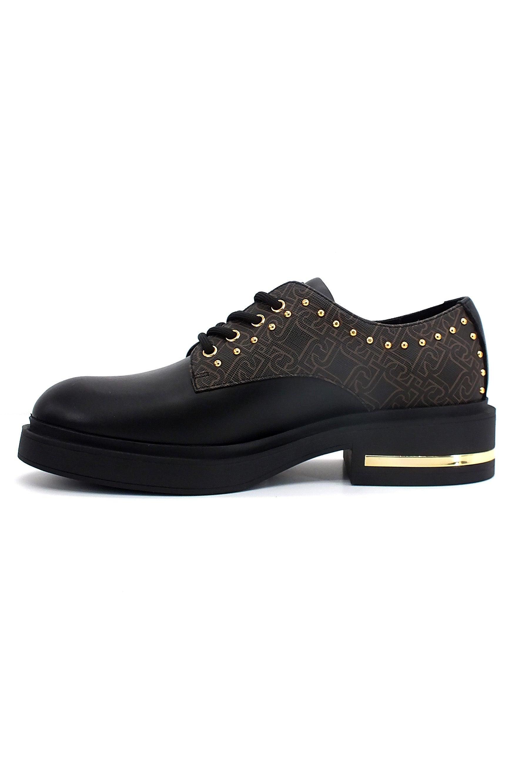 LIU JO Gabrielle 06 Stringata Francesina Donna Black Brown SF2195PX141 - Sandrini Calzature e Abbigliamento