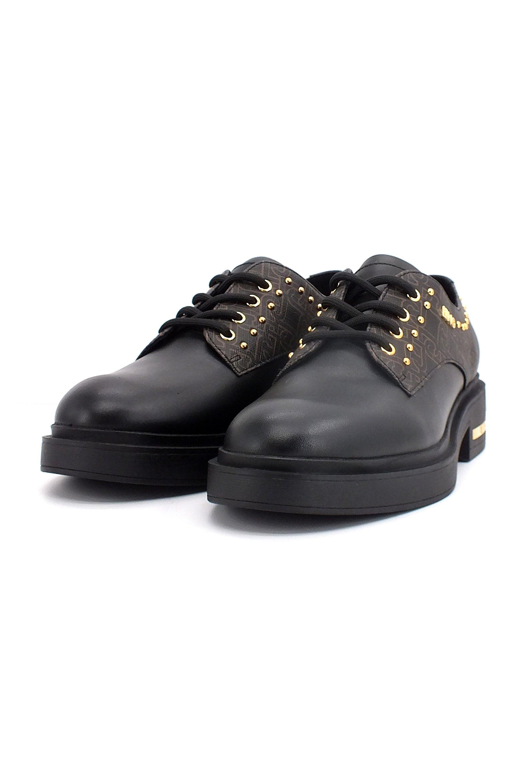 LIU JO Gabrielle 06 Stringata Francesina Donna Black Brown SF2195PX141 - Sandrini Calzature e Abbigliamento