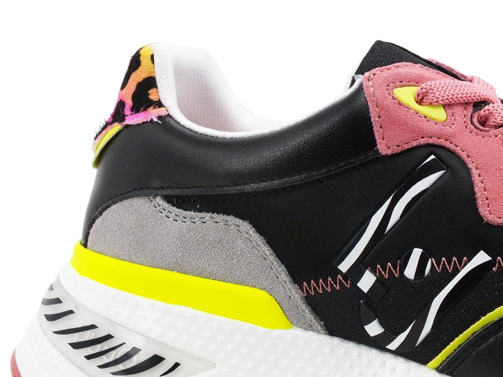 LIU JO Hoa 10 Sneaker Mesh Cow Fluo Black BA1037TX159 - Sandrini Calzature e Abbigliamento