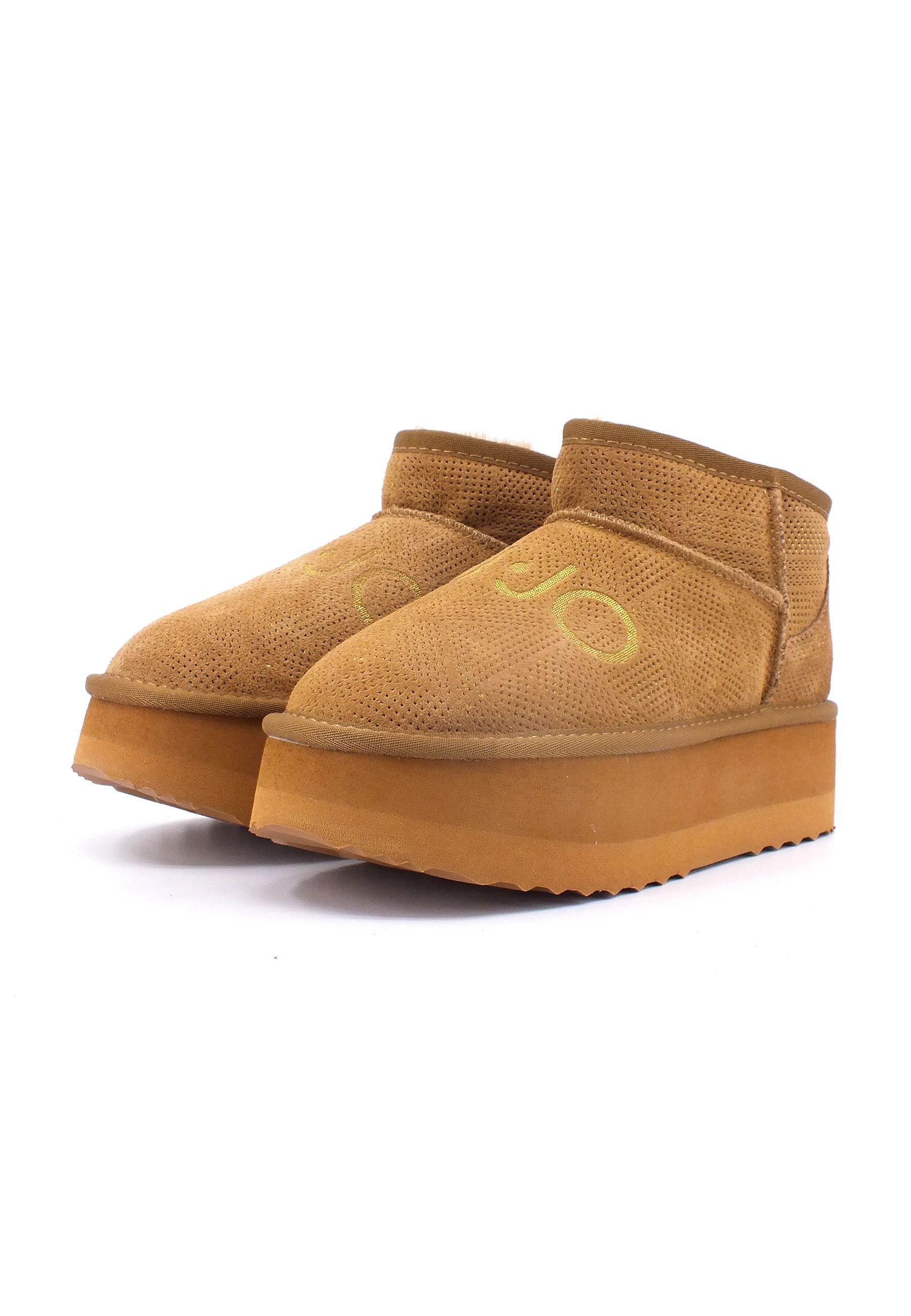 LIU JO Jane 01 Stivaletto Pelo Donna Cognac SA4051PX373 - Sandrini Calzature e Abbigliamento