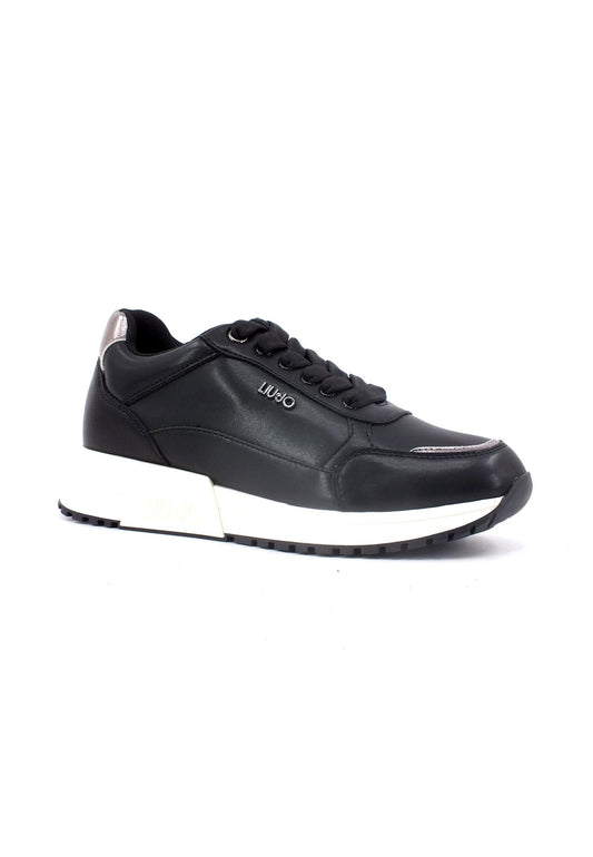 LIU JO Johanna 01 Sneaker Donna Black BF3133EX014 - Sandrini Calzature e Abbigliamento