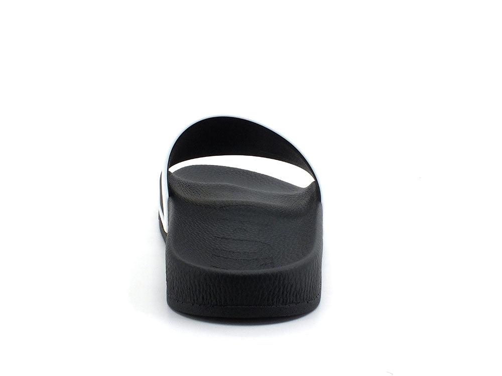 LIU JO Kos 02 Ciabatta Slipper Logo Black White BA2169EX102 - Sandrini Calzature e Abbigliamento
