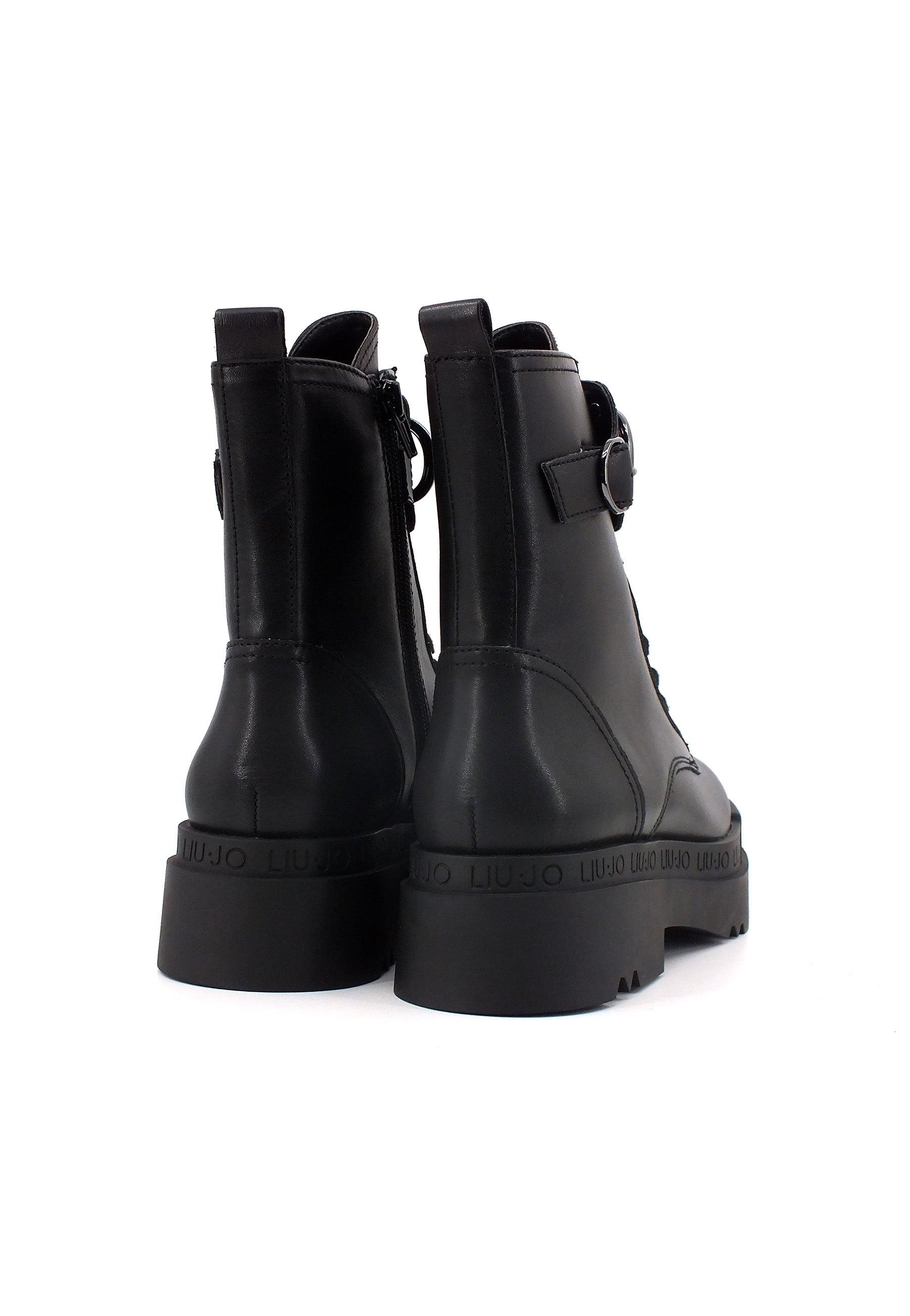 LIU JO Love 40 Stivaletto Anfibio Donna Black SF3037P0102 - Sandrini Calzature e Abbigliamento