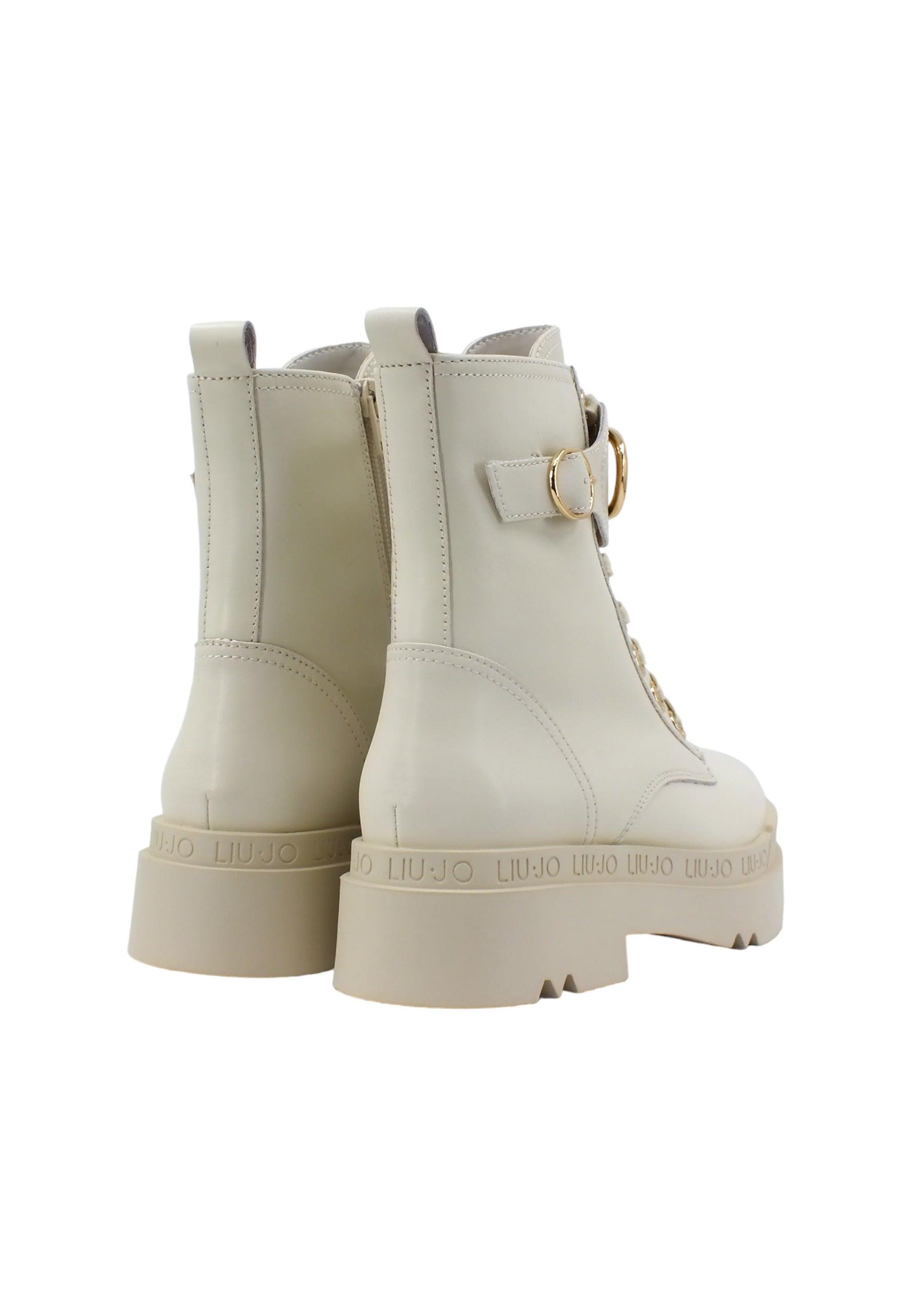 LIU JO Love 40 Stivaletto Donna Ivory Bianco SF3037P0102 - Sandrini Calzature e Abbigliamento