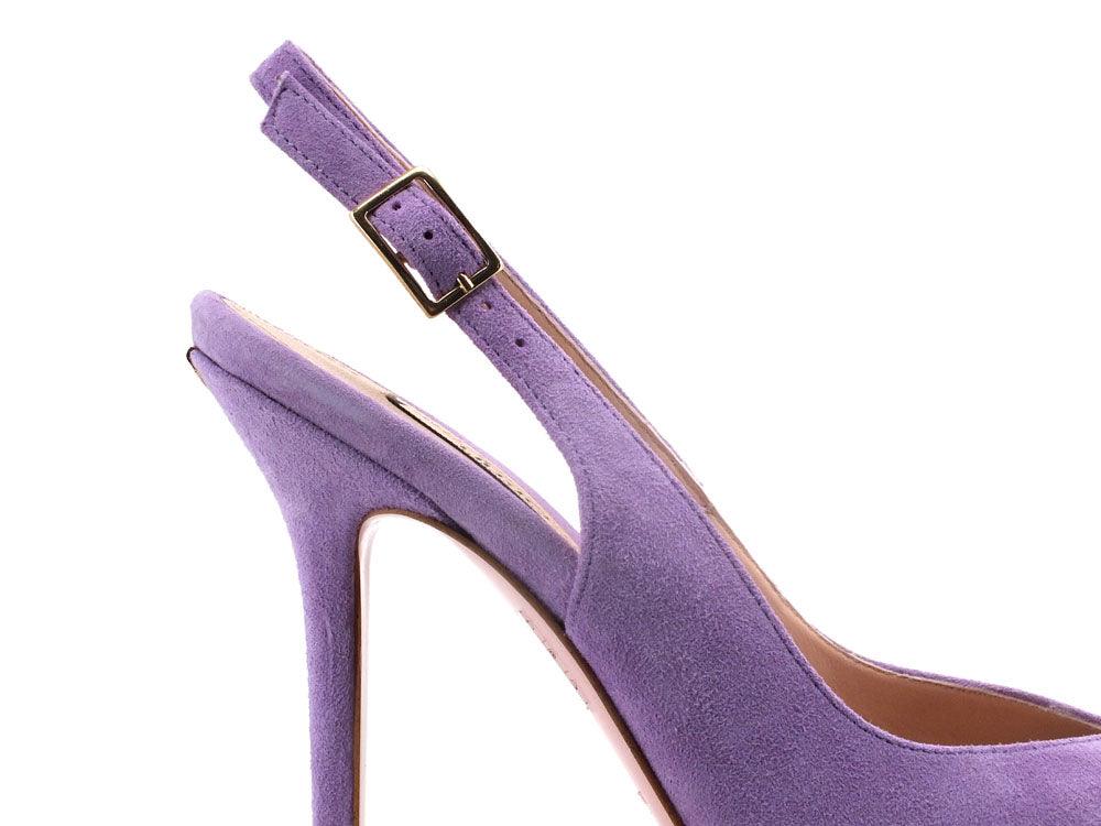 LIU JO Marilyn 4 Slingback Sandalo Tacco Lilac Viola SXX547P0021 - Sandrini Calzature e Abbigliamento