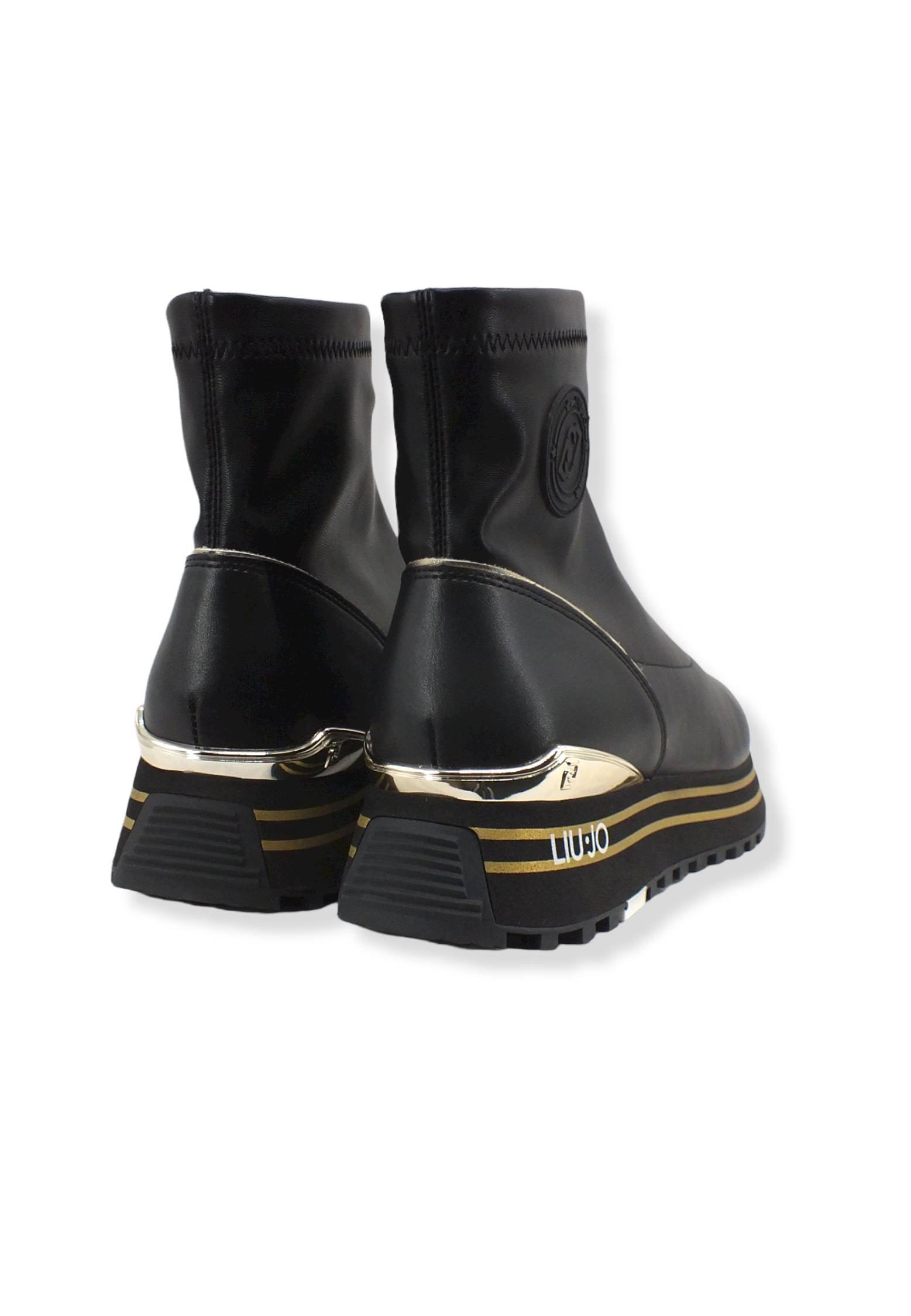 LIU JO Maxi Wonder 50 Sock Sneaker Donna Black BF2105EX014 - Sandrini Calzature e Abbigliamento