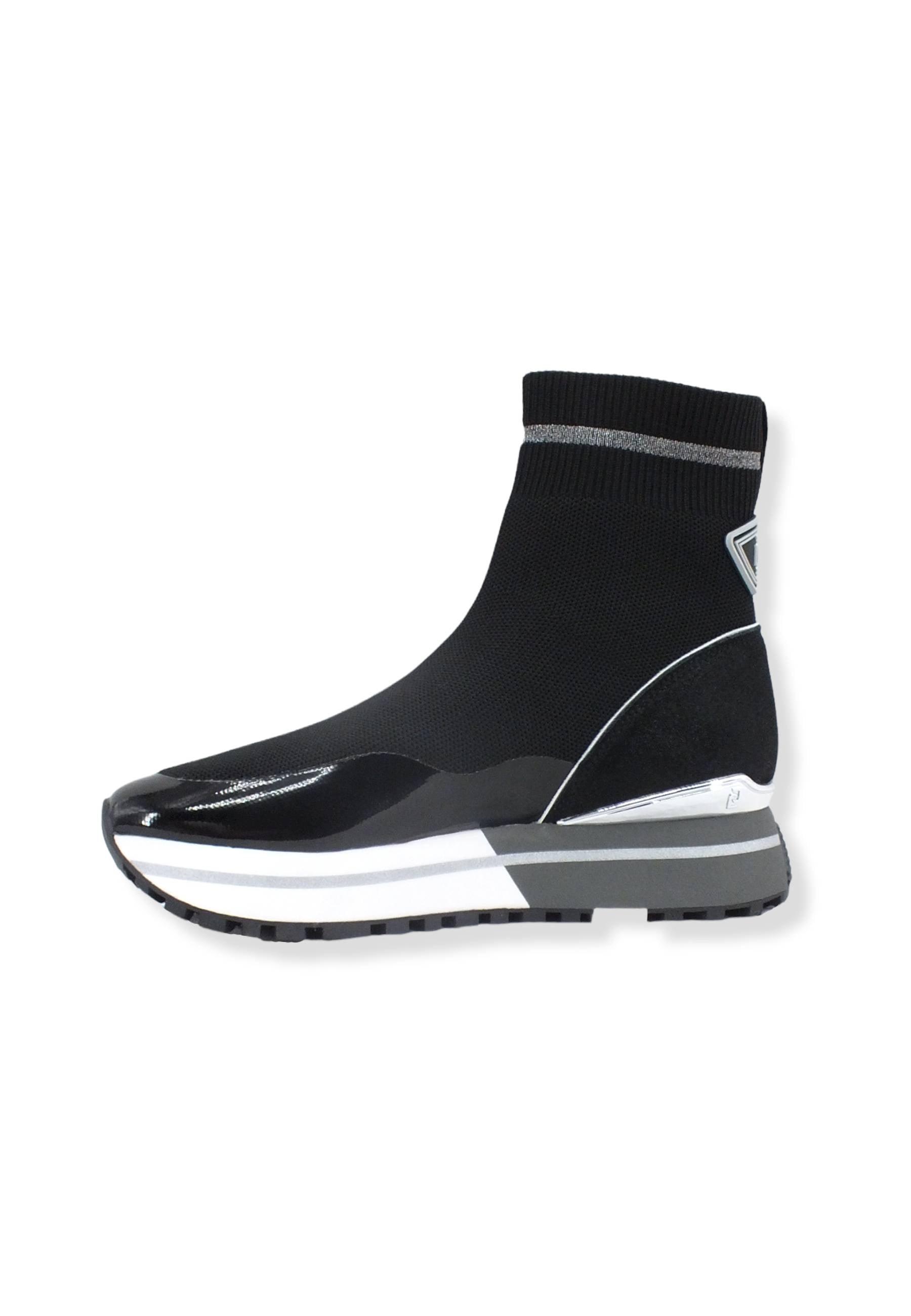 LIU JO Maxi Wonder 51 Sock Sneaker Donna Black BF2109TX234 - Sandrini Calzature e Abbigliamento