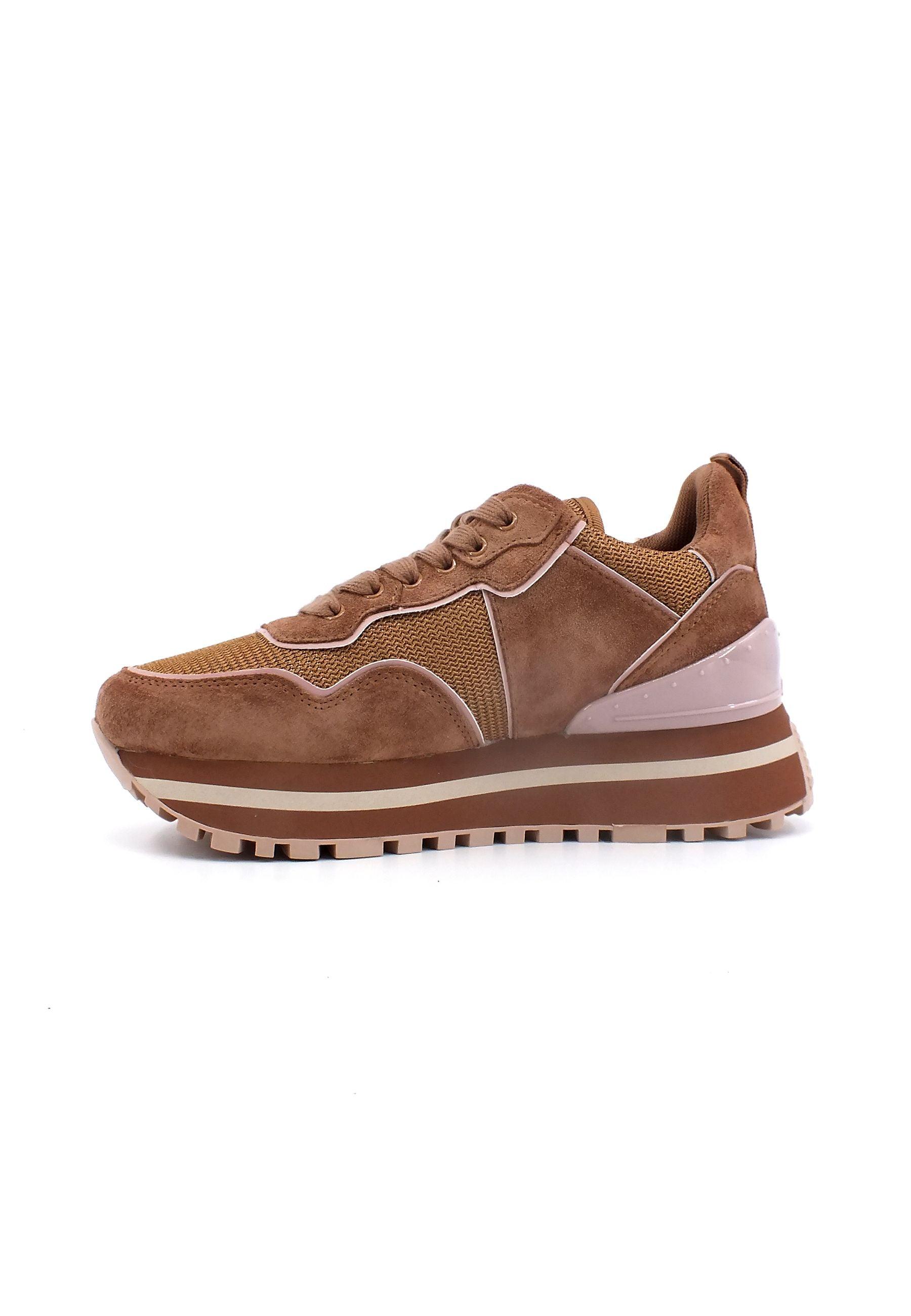 LIU JO Maxi Wonder 52 Sneaker Donna Tan BA3085PX027 - Sandrini Calzature e Abbigliamento