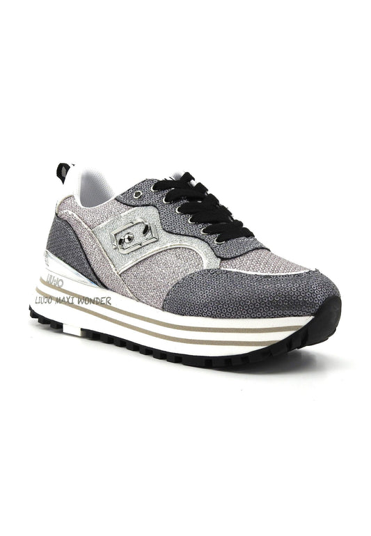 LIU JO Maxi Wonder 73 Sneaker Paillettes Donna Multicolor Fantasia BA4059TX055 - Sandrini Calzature e Abbigliamento