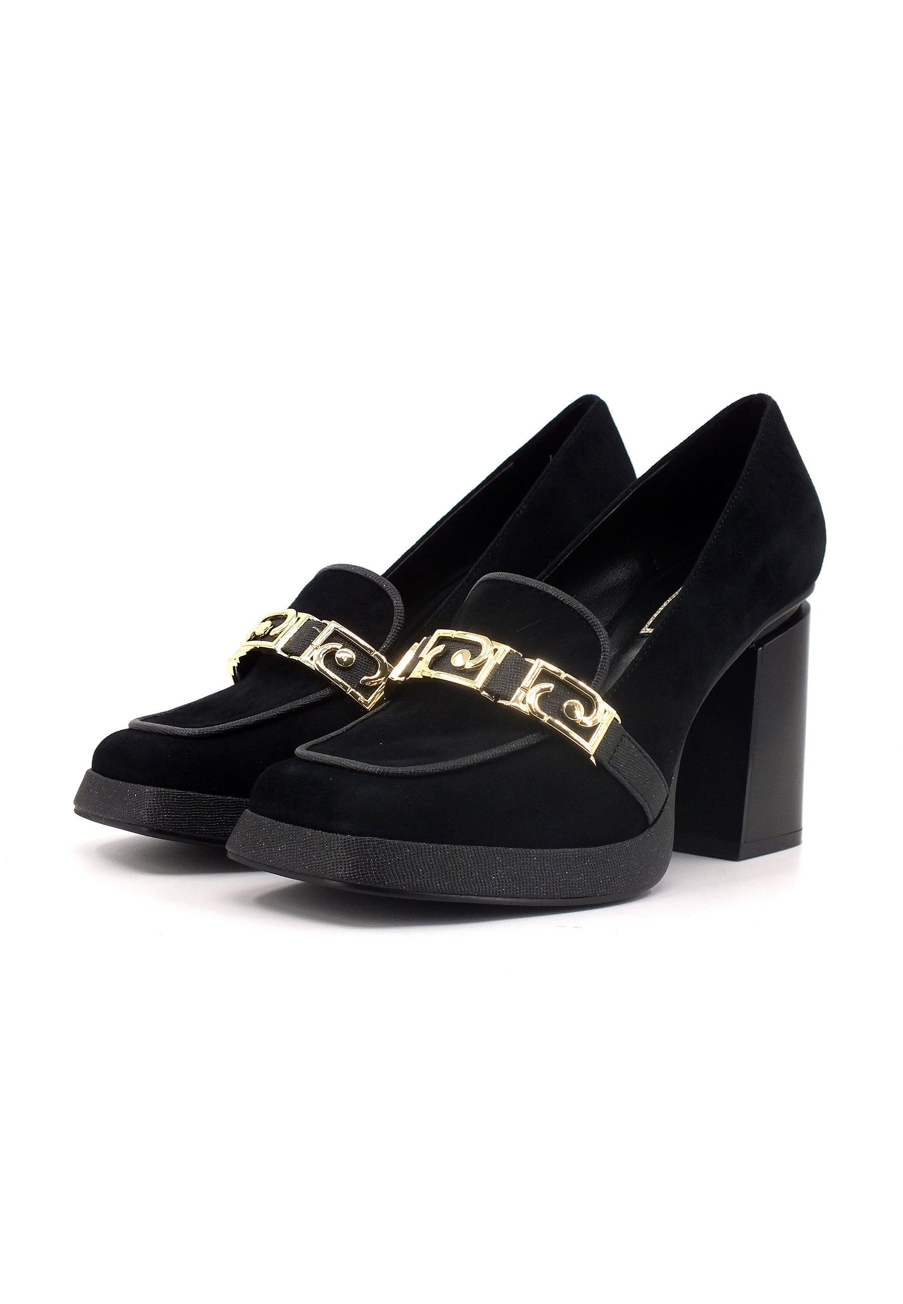 LIU JO Nana 01 Mocassino Tacco Donna Black SF3155P0021 - Sandrini Calzature e Abbigliamento