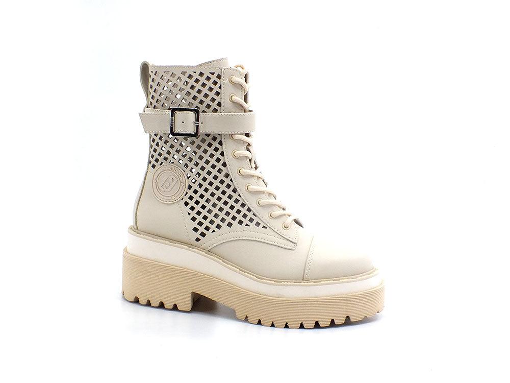 LIU JO Purple 17 Stivaletto Boot Spreading Beige Milk SA2063EX014 - Sandrini Calzature e Abbigliamento