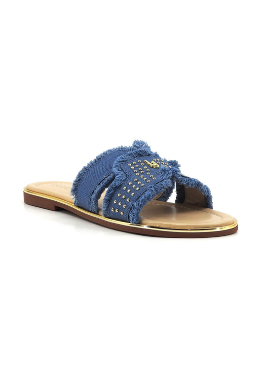 LIU JO Sally 176 Ciabatta Donna Denim Blu 4A4711TX029 - Sandrini Calzature e Abbigliamento