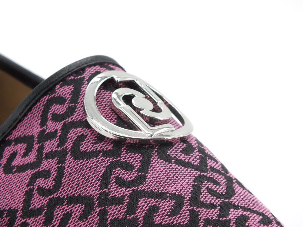 LIU JO Vera 05 Espadrillas Logo Jaquard Dark Rose SA2279TX021 - Sandrini Calzature e Abbigliamento