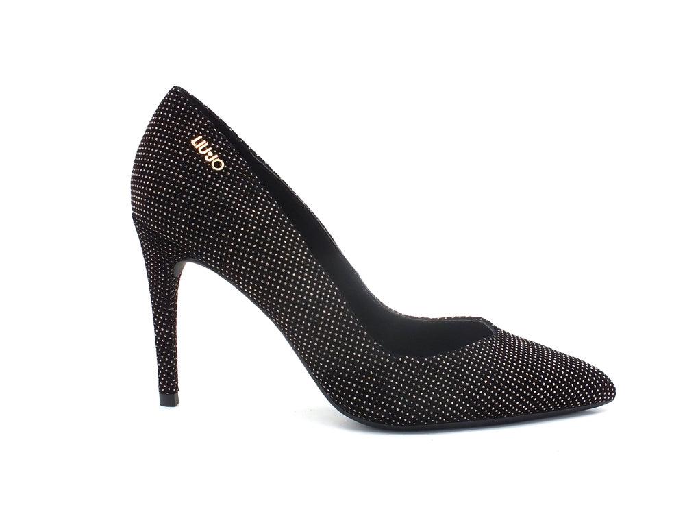 LIU JO Vickie 05 Décolleté Glittered Black SF1147PX196 - Sandrini Calzature e Abbigliamento