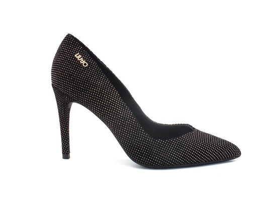 LIU JO Vickie 05 Décolleté Glittered Black SF1147PX196 - Sandrini Calzature e Abbigliamento