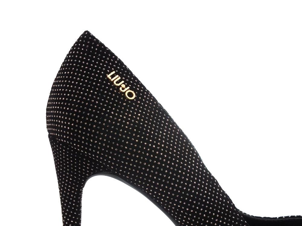LIU JO Vickie 05 Décolleté Glittered Black SF1147PX196 - Sandrini Calzature e Abbigliamento