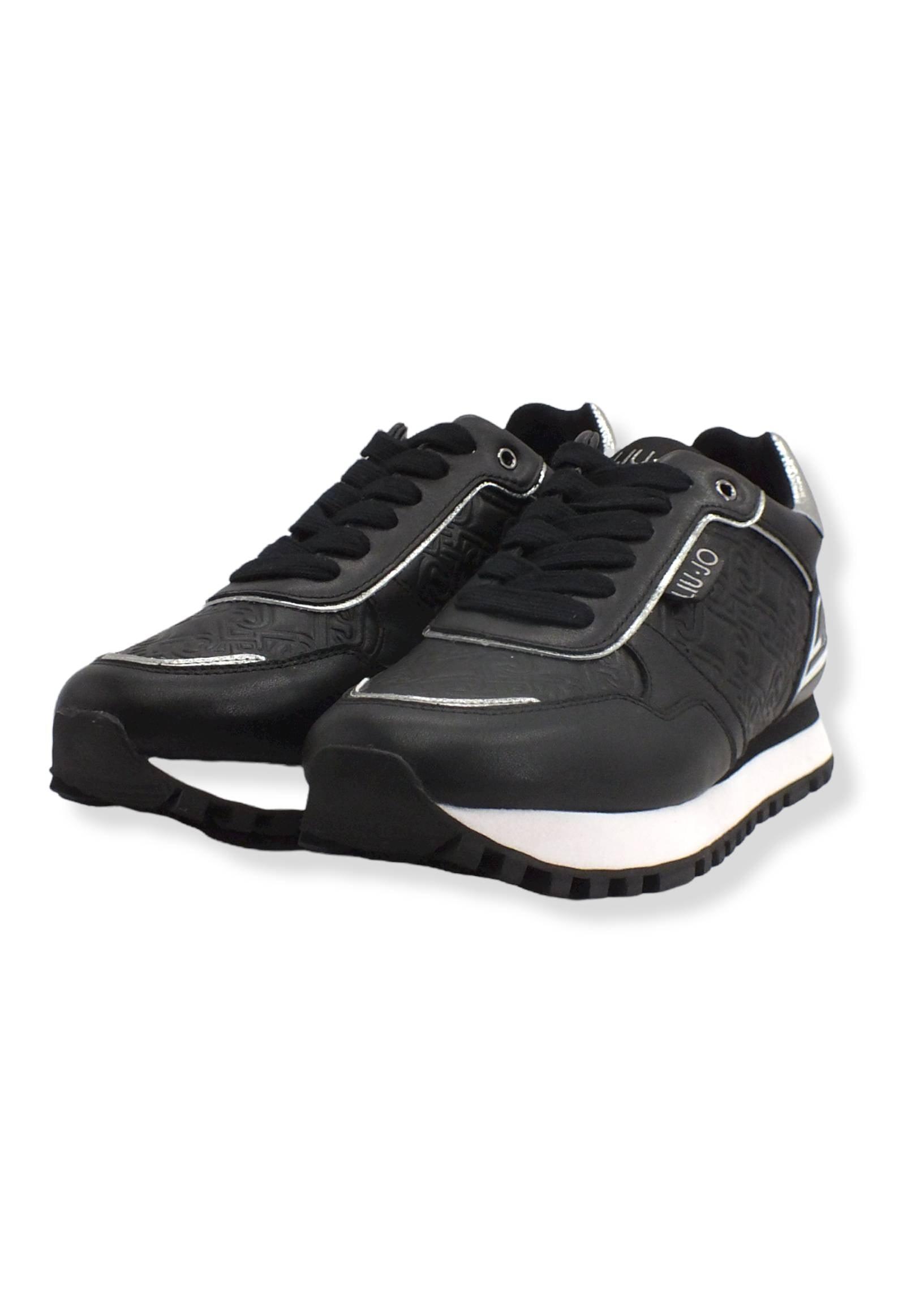 LIU JO Wonder 24 Sneaker Donna Black BF2065P0102 - Sandrini Calzature e Abbigliamento
