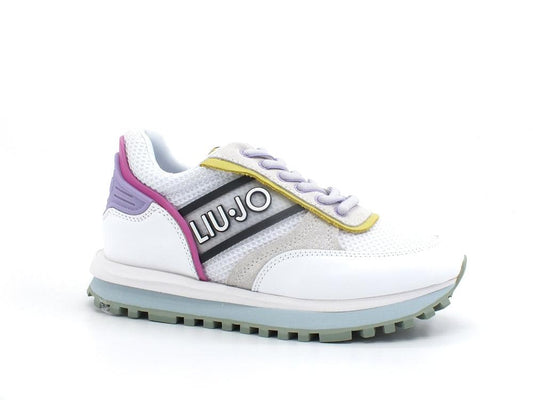 LIU JO Wonder Up 03 Sneaker Cow Mesh Logo White Multi BA2111PX027 - Sandrini Calzature e Abbigliamento
