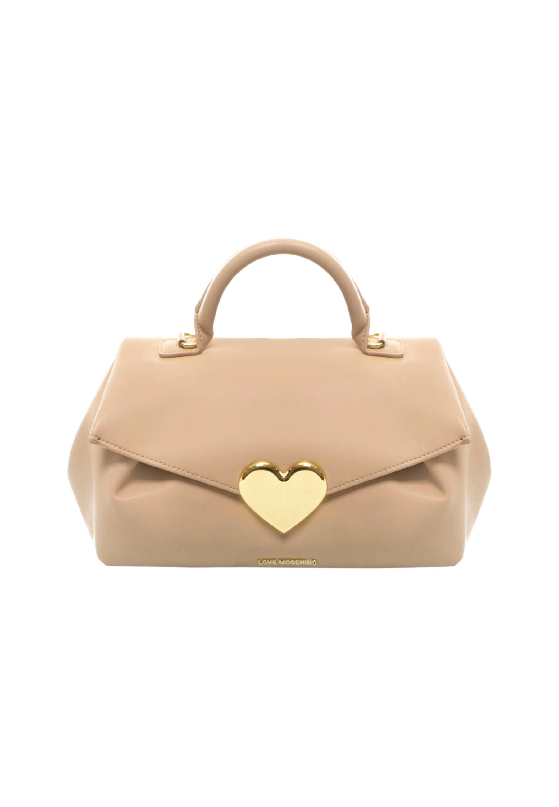 LOVE MOSCHINO Borsa Saddle Clutch Cuore Nude JC4075PP1HLC0609 - Sandrini Calzature e Abbigliamento